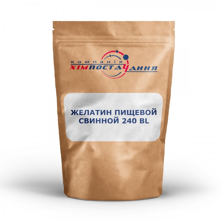 Желатин пищевой, свиной 240 Bl (Польша) в розницу